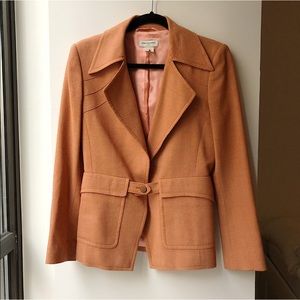 Dries Van Noten peach orange blazer jacket